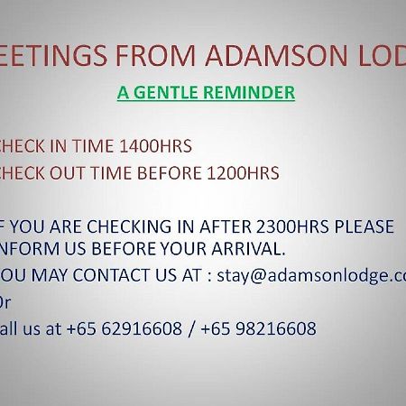 Adamson Lodge Singapur Zewnętrze zdjęcie