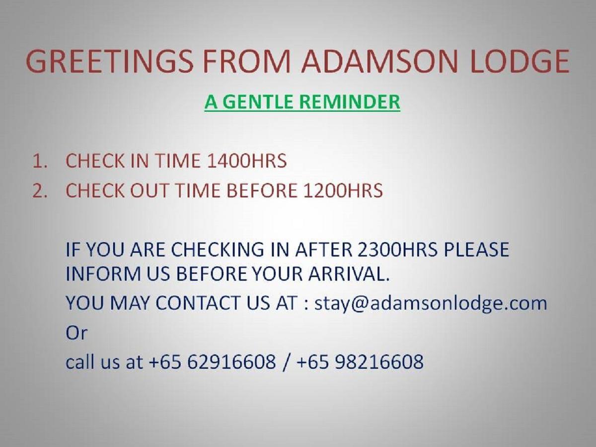 Adamson Lodge Singapur Zewnętrze zdjęcie